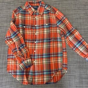 NWT - Polo by Ralph Lauren Boy’s Small/ Sz 8 Plaid Long Sleeve Button Down Shirt